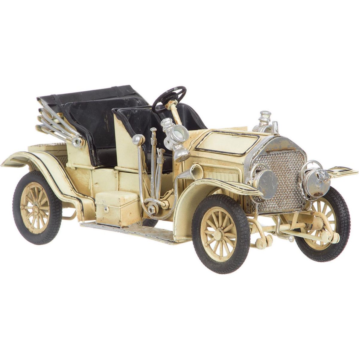 VGO - Auto Antiguo Descapotable decorativo 11X11X25,5 cm madera