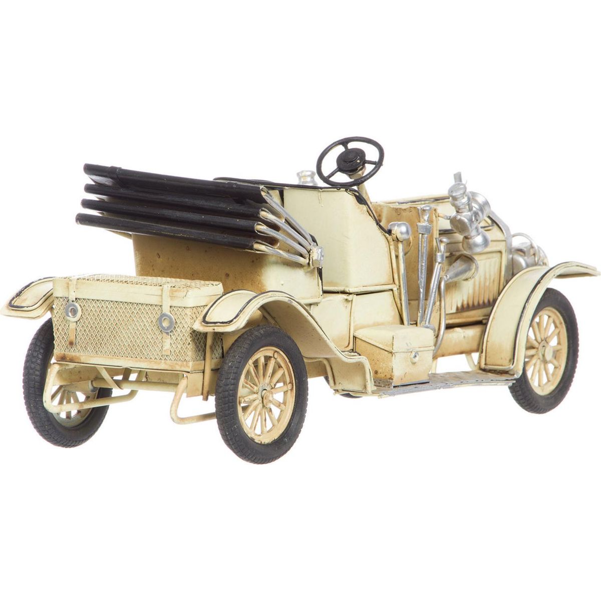 VGO - Auto Antiguo Descapotable decorativo 11X11X25,5 cm madera