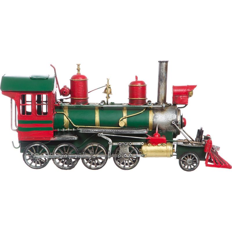 VGO - Tren a Vapor decorativo 10x15x34 cm metal