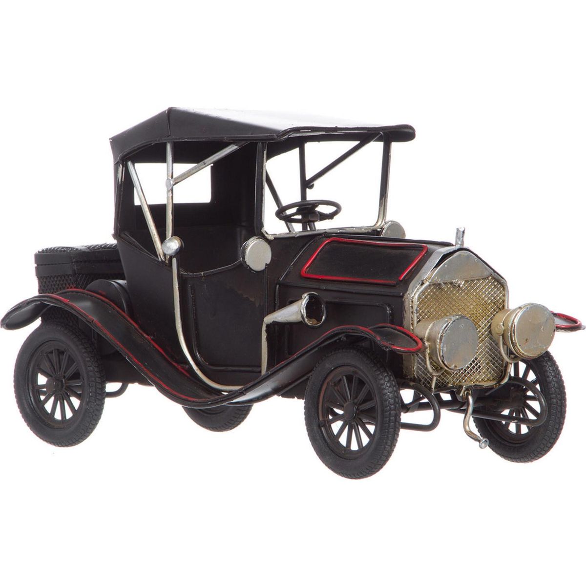 VGO - Auto Antiguo decorativo 14x10x25 cm madera