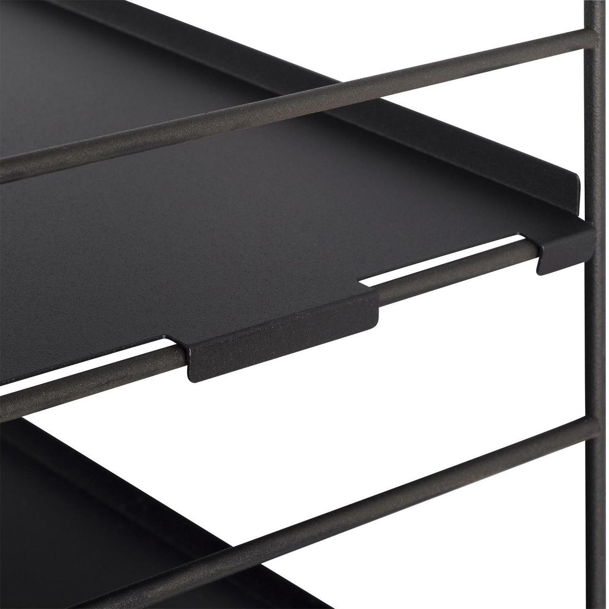 DUCASSE - Bandeja negra 60x20 cm