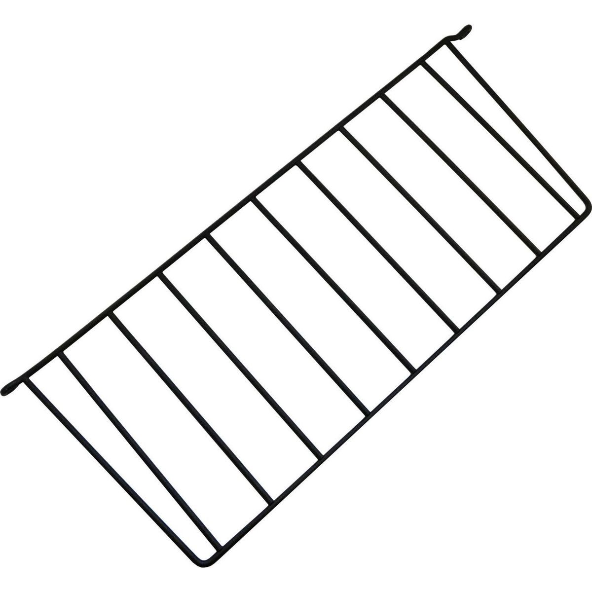 DUCASSE - Soporte repisa 50x20 cm negro