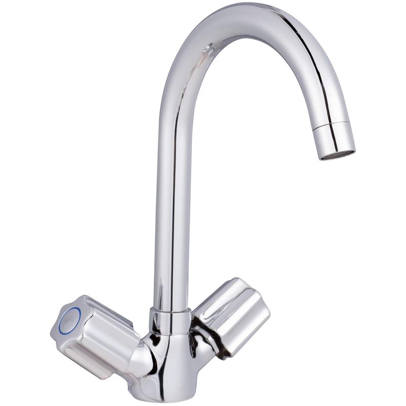 FAS - Monoblock para lavaplatos cromado