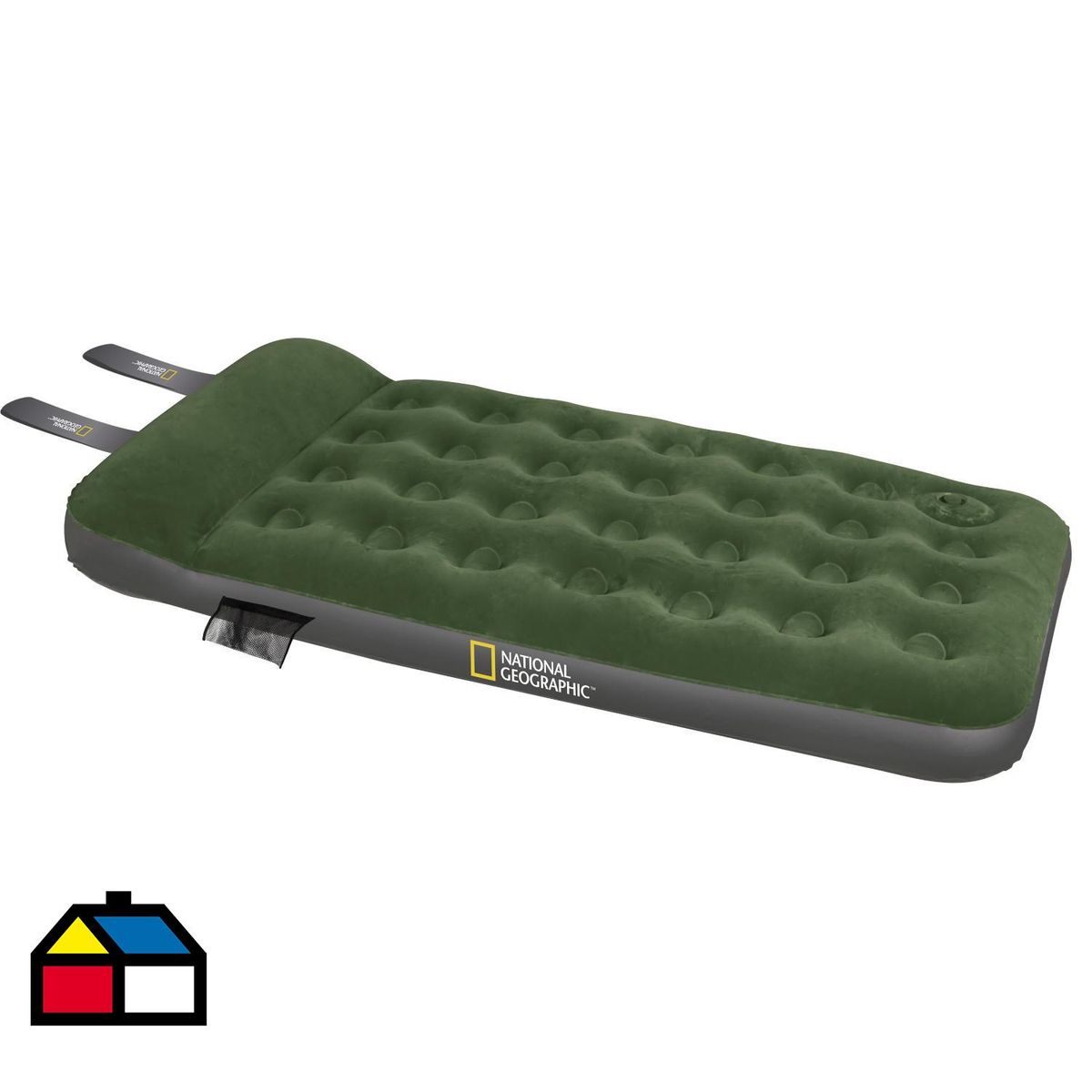 NATIONAL GEOGRAPHIC - Colchón Inflable Manual Individual
