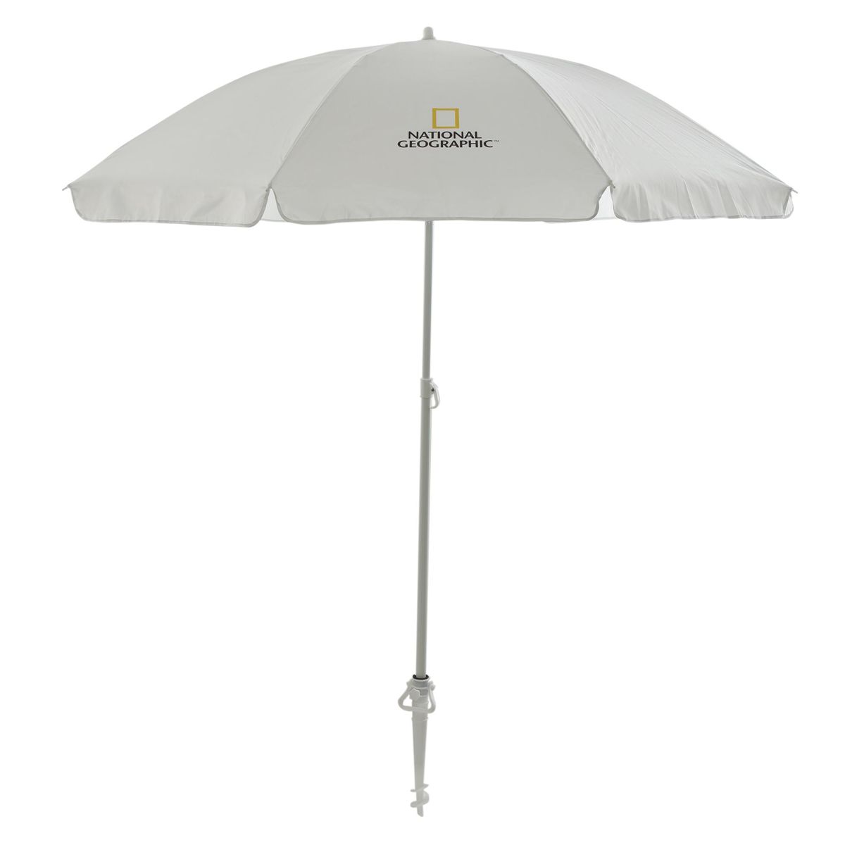 NATIONAL GEOGRAPHIC - Quitasol Metal 1.9x1.10 metros Blanco