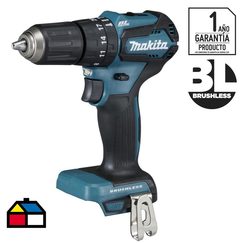 MAKITA - Taladro Inalámbrico Percutor 13 mm 18 V sin Batería