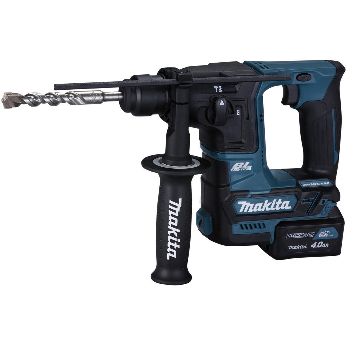 MAKITA - Rotomartillo inalámbrico 12V 1.1 J + 2 baterías
