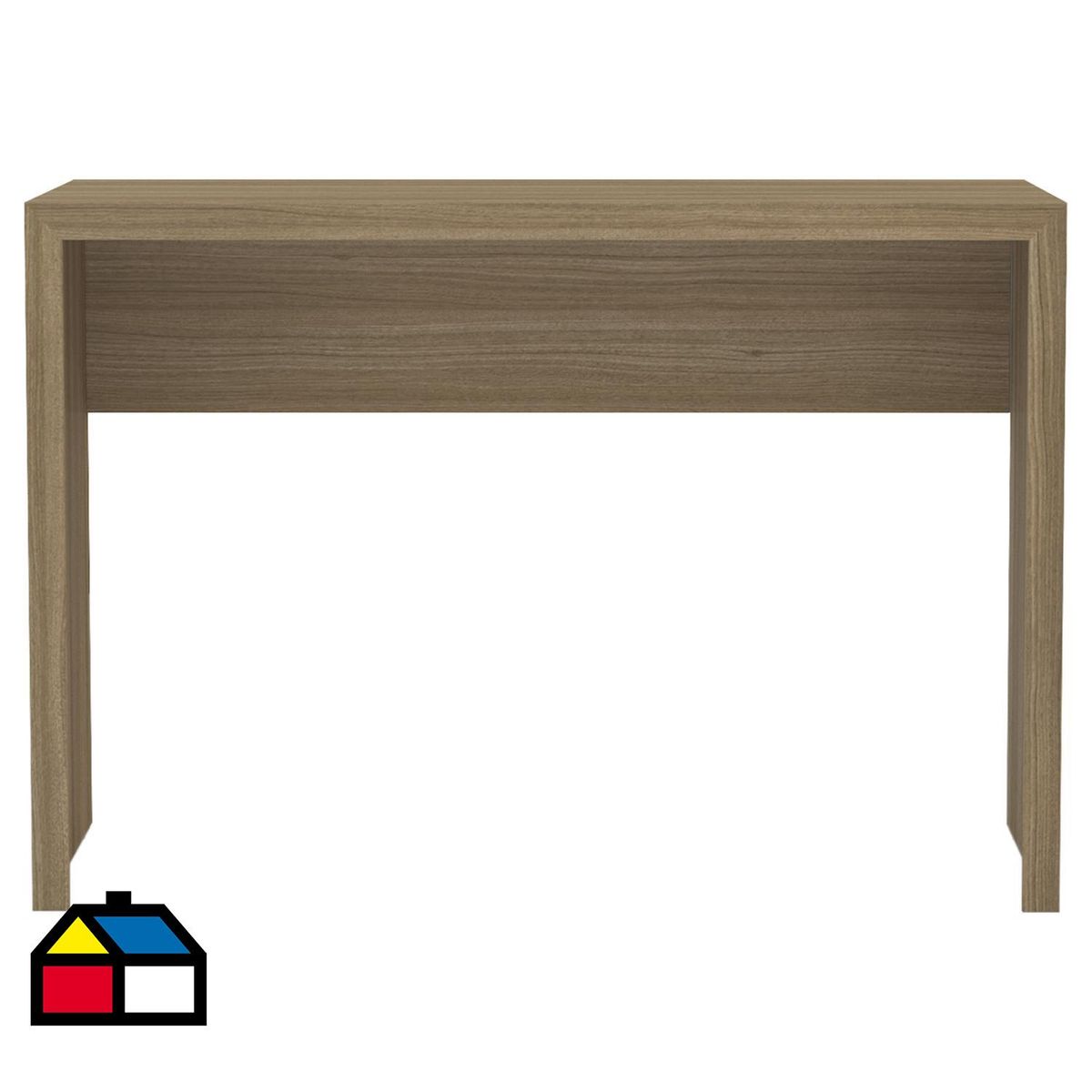 VEKKAHOME - Escritorio 110x46,5x75,5 cm Café