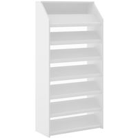 Zapatera MDP 7 Nivel(es) 67x138x30 cm Blanco