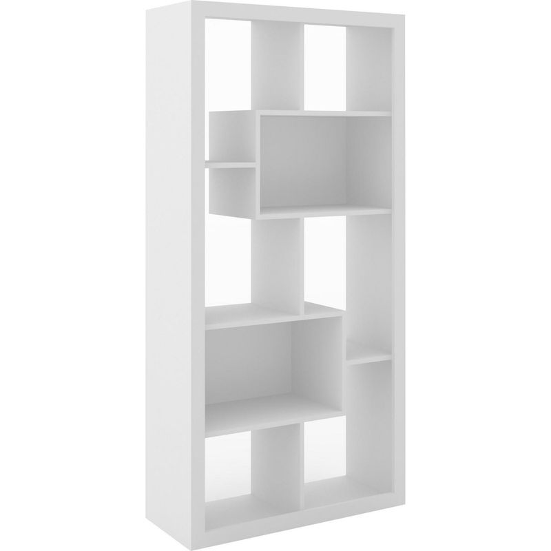 TECNOMOBILI - Estante MDP 8 Nivel(es) 78x159x31.5 cm Blanco