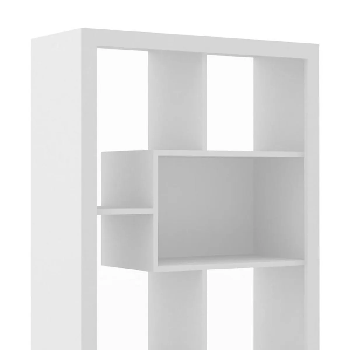 TECNOMOBILI - Estante MDP 8 Nivel(es) 78x159x31.5 cm Blanco