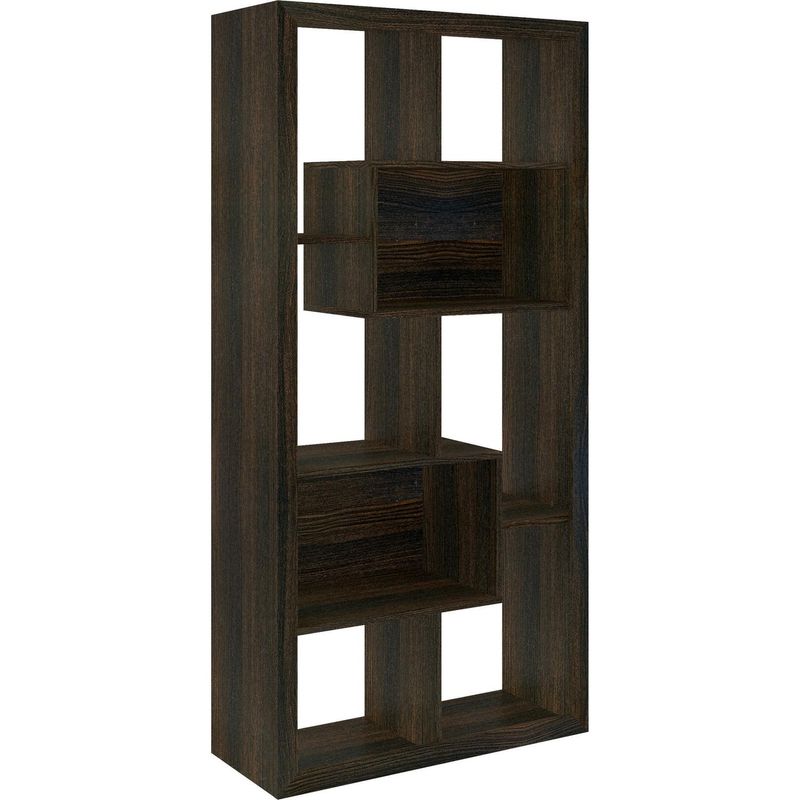 TECNOMOBILI - Estante Melamina 8 Nivel(es) 31.5x159x31.5 cm Tabaco