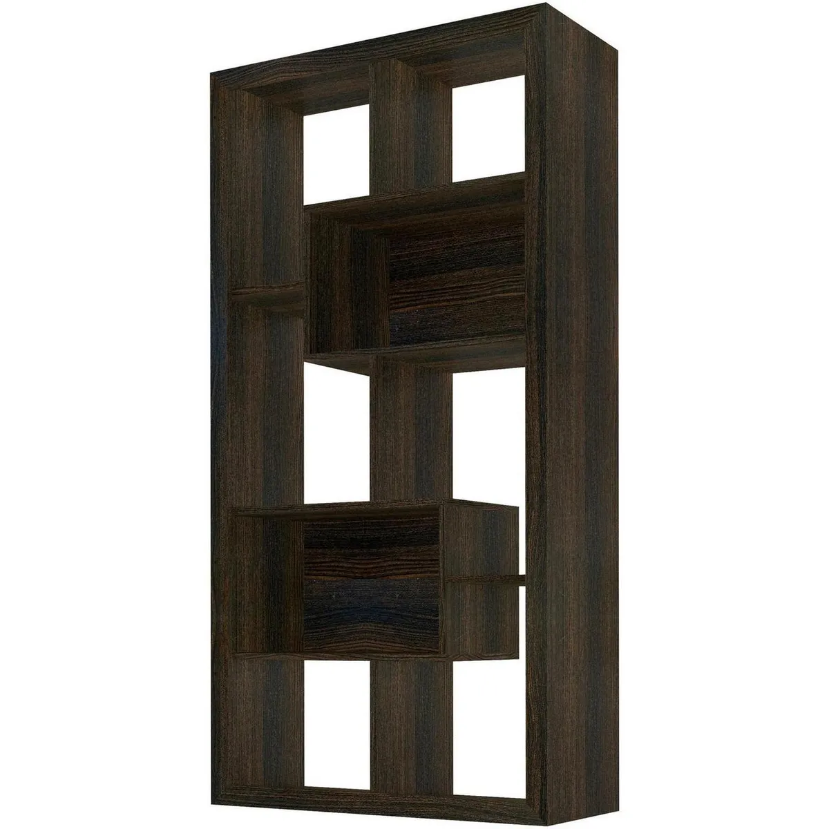 TECNOMOBILI - Estante Melamina 8 Nivel(es) 31.5x159x31.5 cm Tabaco