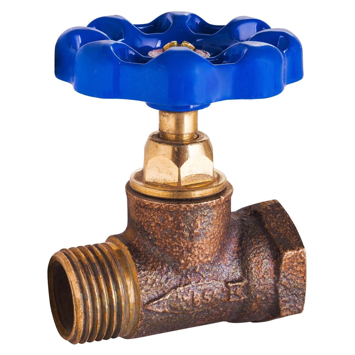 NIBSA - Llave de paso 1/2" HE bronce