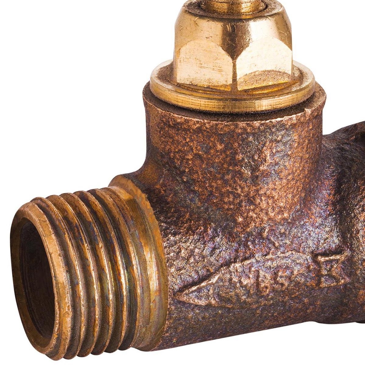 NIBSA - Llave de paso 1/2" HE bronce