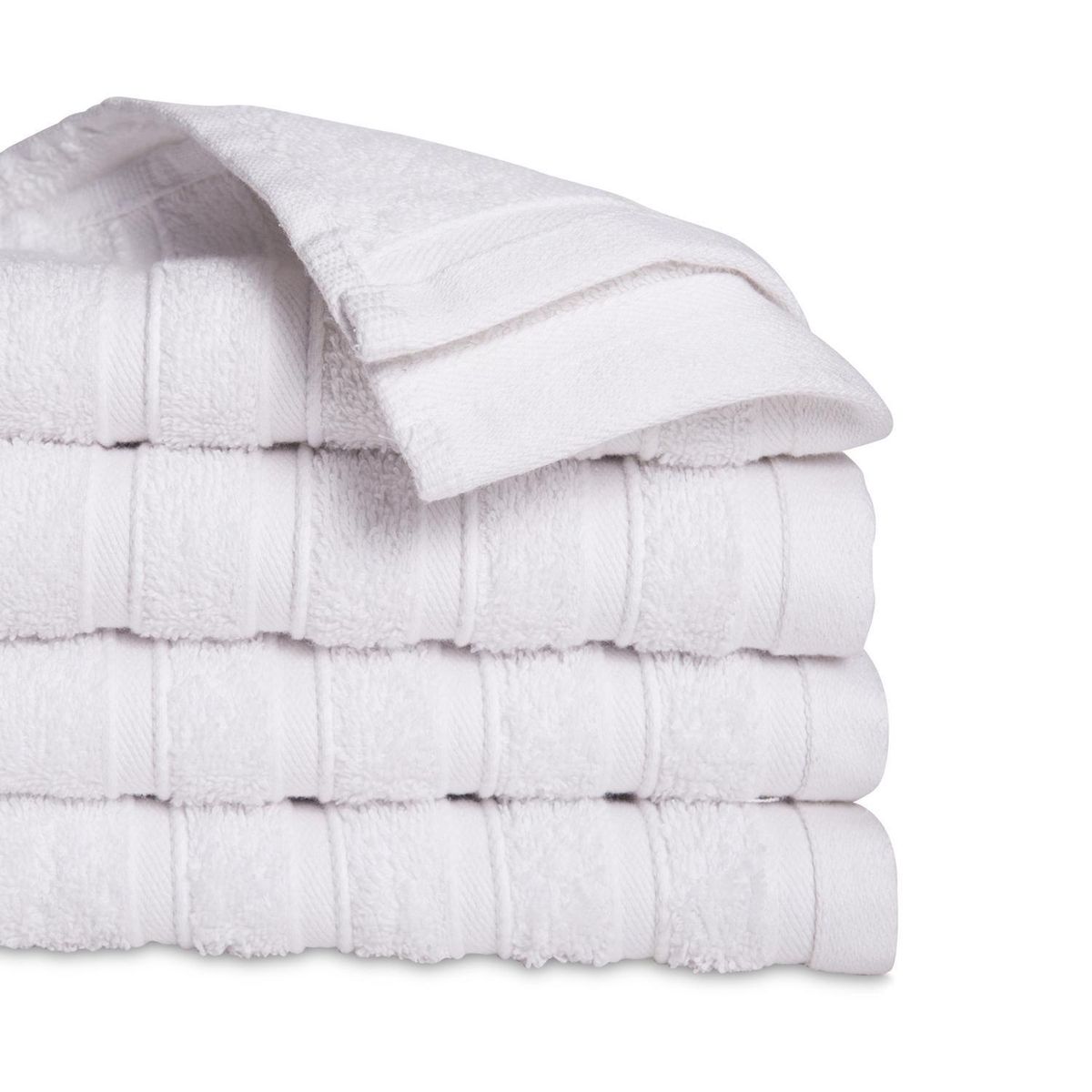 CANNON - Toalla Visita Nordico 500 gr Algodón 30x50 cm Blanco