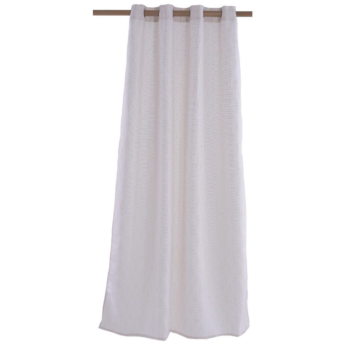 DIB - Cortina tela 140x230cm Jacquard ramas taupe