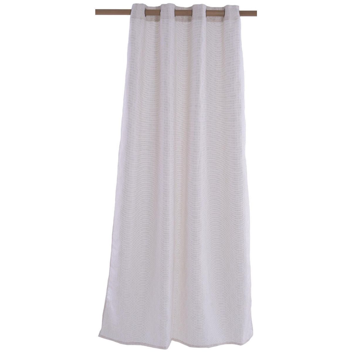 DIB - Cortina tela 140x230cm Jacquard geo taupe