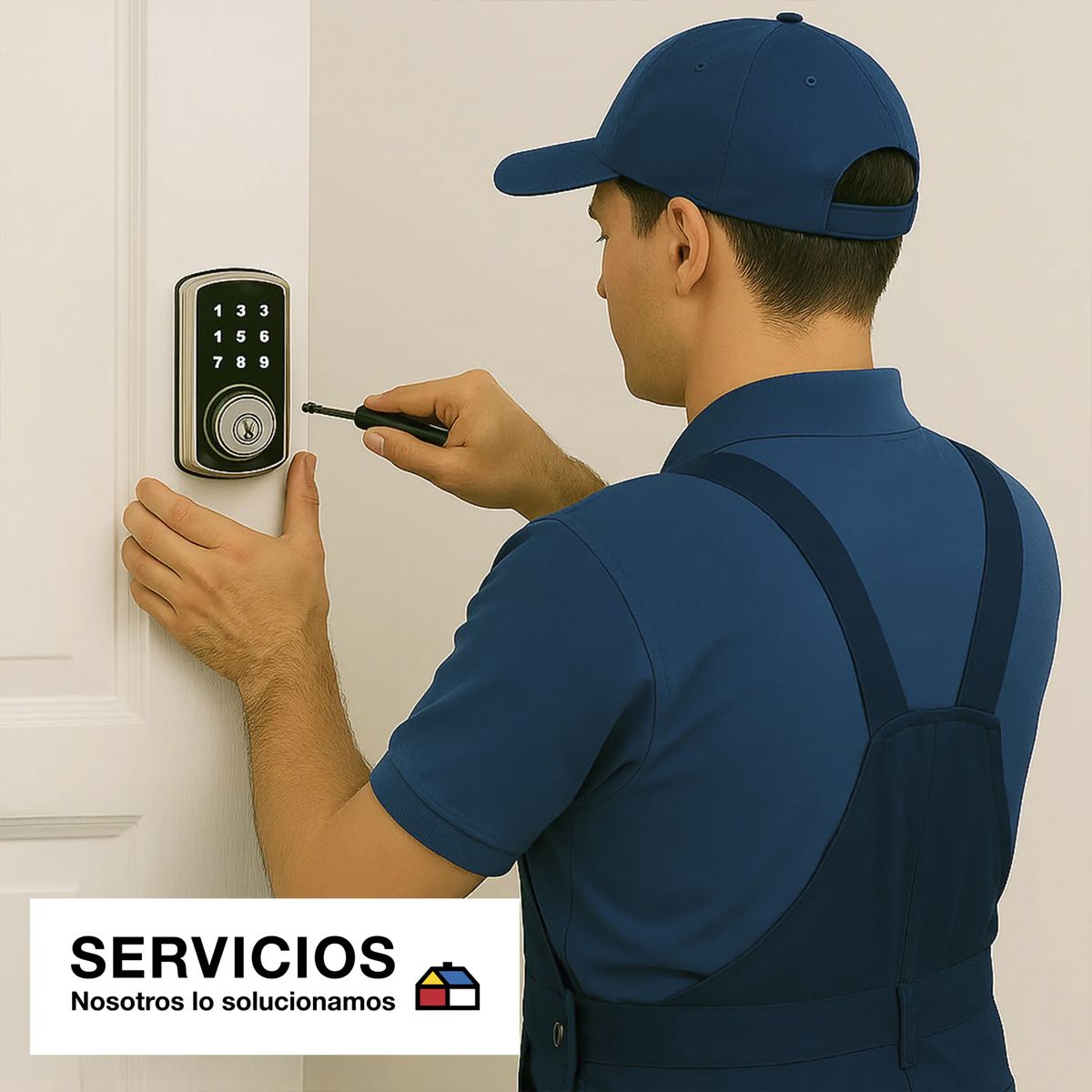 SERVICIOS HOGAR - Instalación de Cerrojo Digital