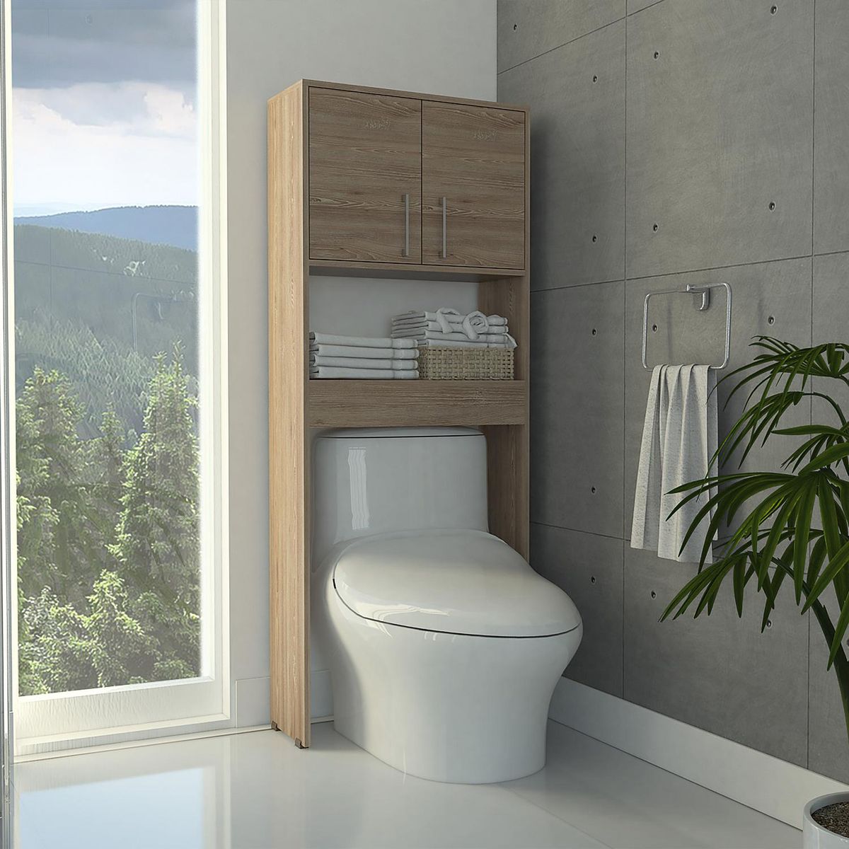 TUHOME - Organizador De Baño Estantes 150X69X20 Cm