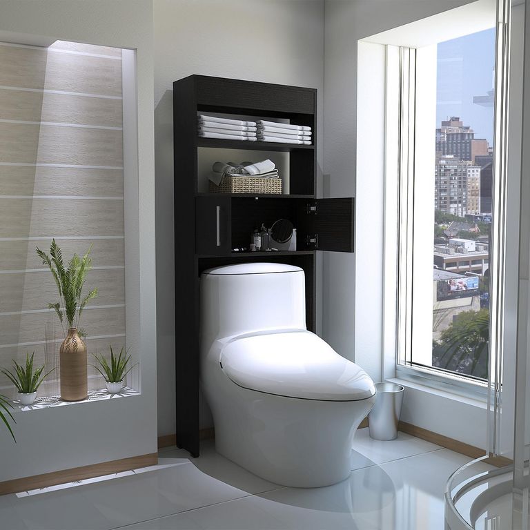 Mueble Organizador Baño Para Wc 62.4X160 Cm