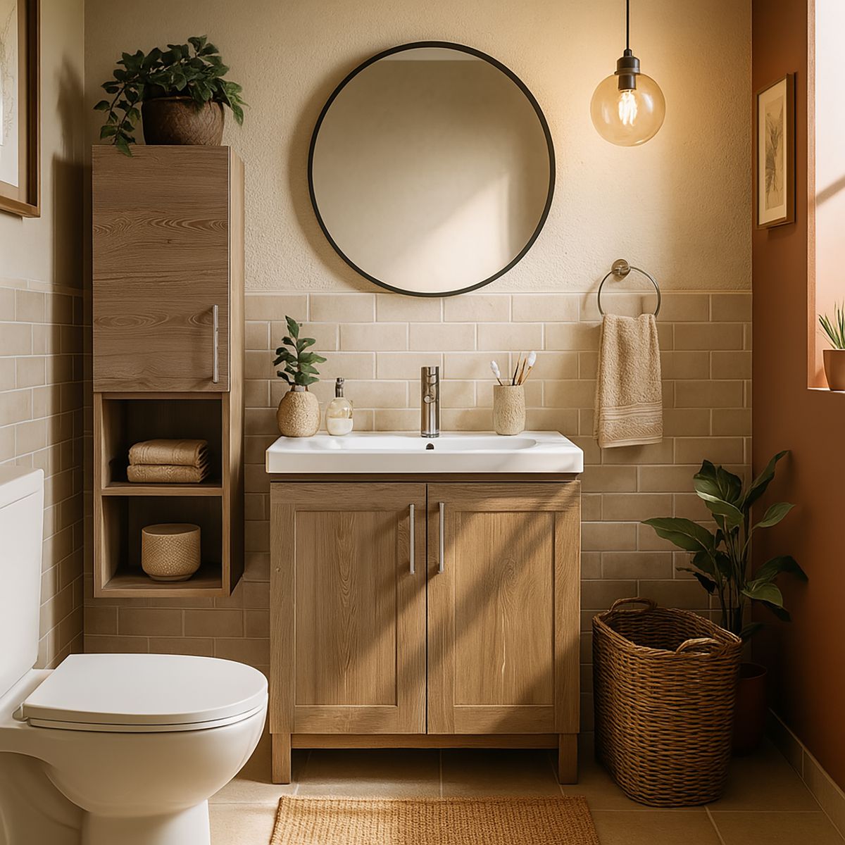 TUHOME - Buffet Barcelona Wengue/plomo 30x25.5x81.7 cm