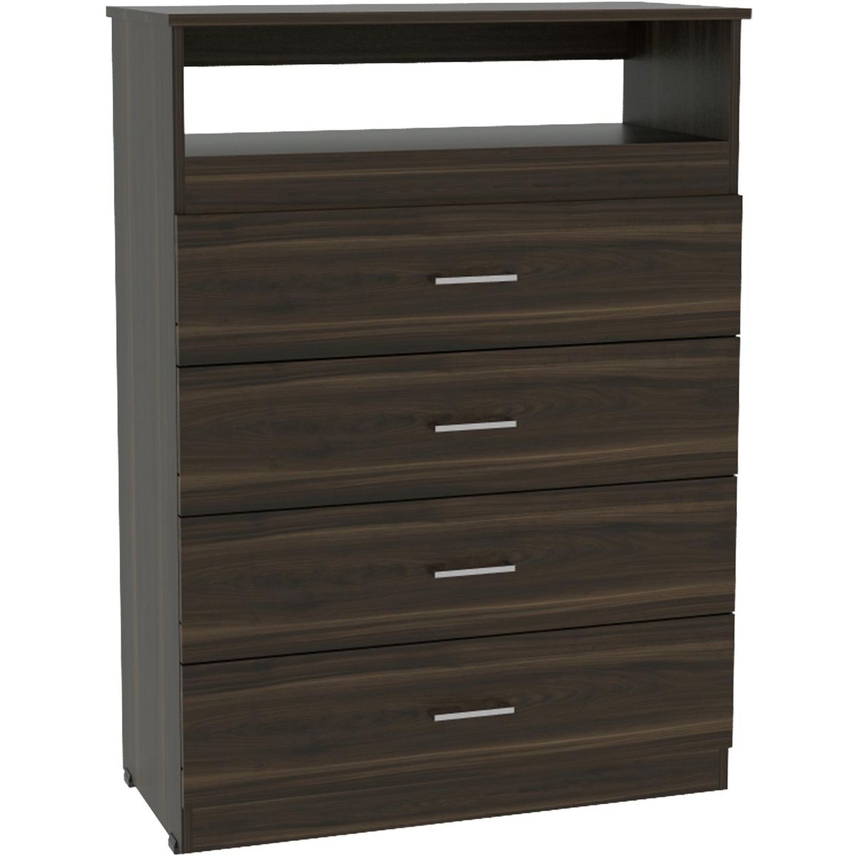 TUHOME - Cómoda 4 Cajón(es) Z-80 80x109.8x37.55 cm Habano