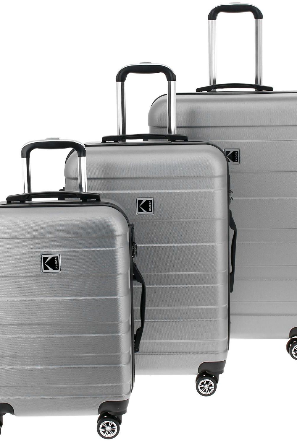 KODAK - Set de 3 maletas rigidas Gris