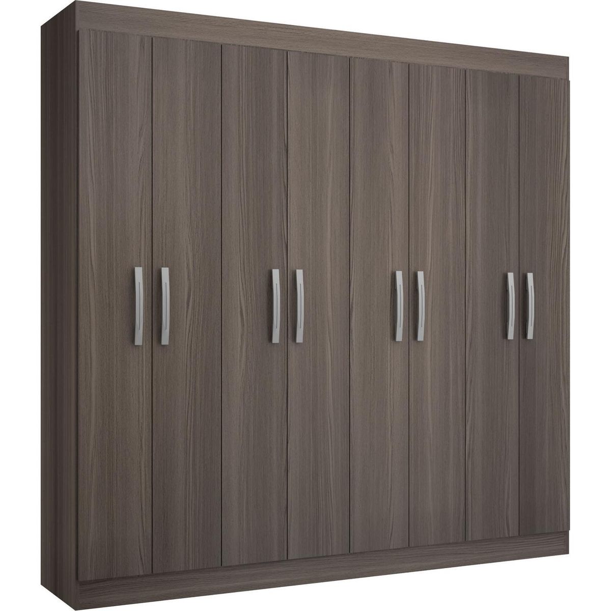 EXIT - Clóset 8 Puerta(s) 3 Repisa(s) 176xx40 cm Roble