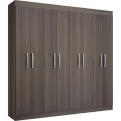 EXIT - Clóset 8 Puerta(s) 3 Repisa(s) 176xx40 cm Roble