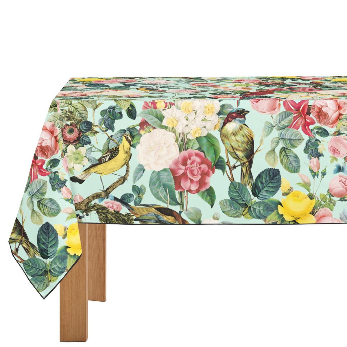 IMPRESIONARTE - Mantel de hule Floral and Bird III 140x250 cm