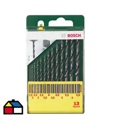 BOSCH - Set de brocas 13 pcs HSS-R