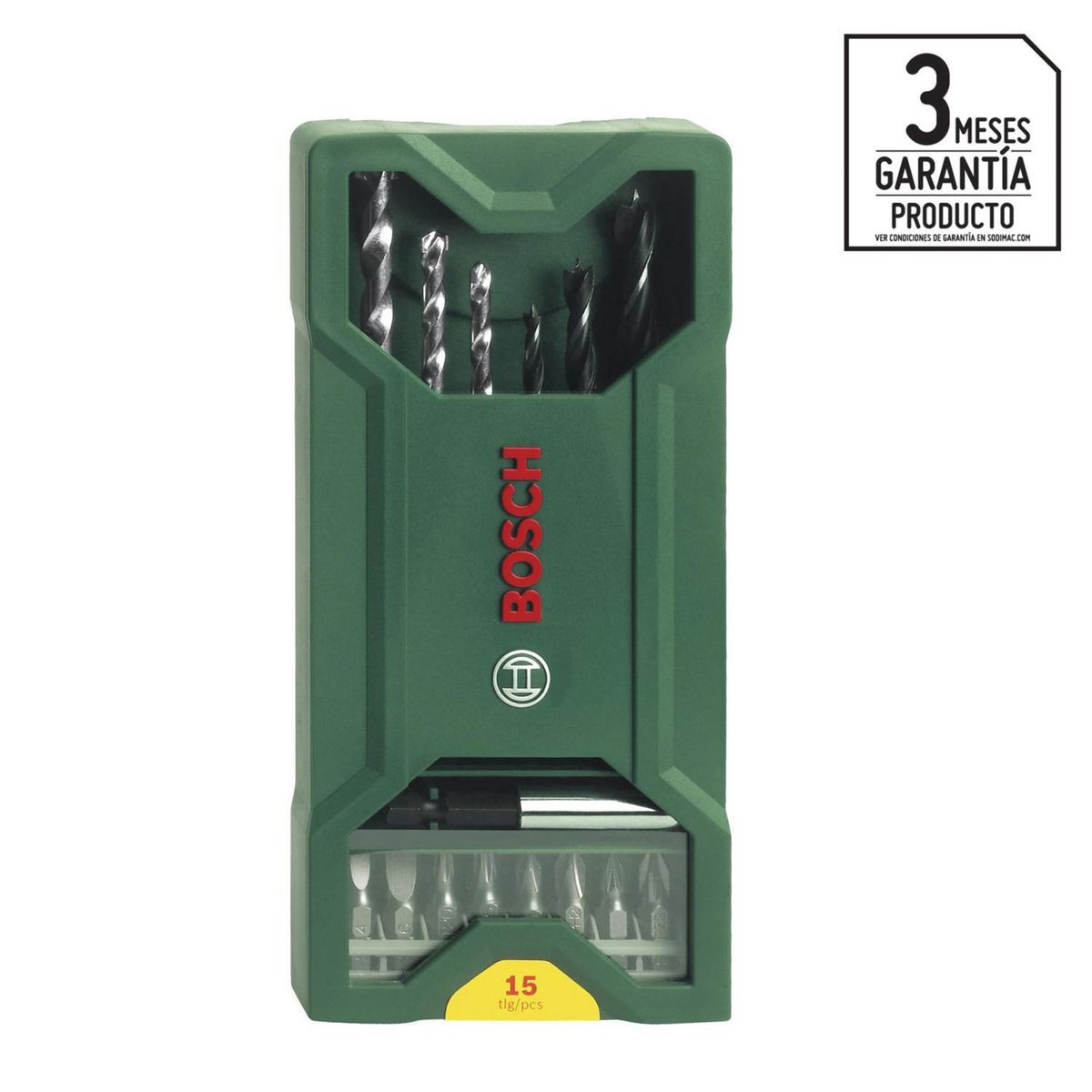 BOSCH - Mini-X-Line 15 piezas para perforar y atornillar