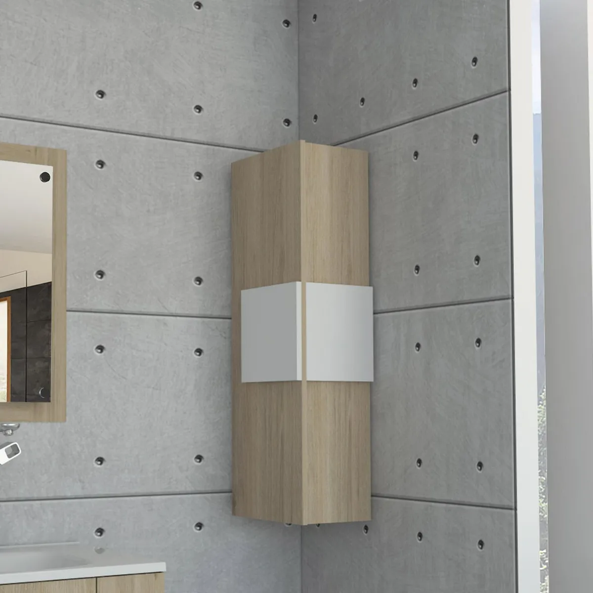 TUHOME - Mueble Organizador Baño 31X97X26 Cm