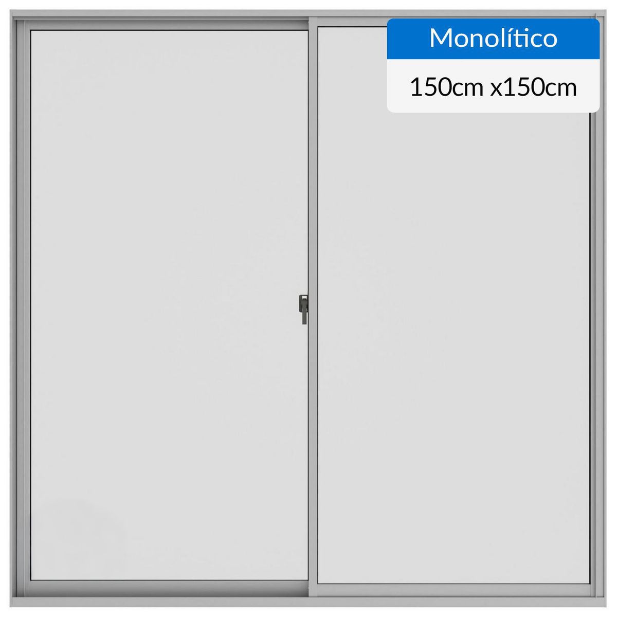WINTEC - Ventanal monolítico aluminio 150x150 cm mate corredera