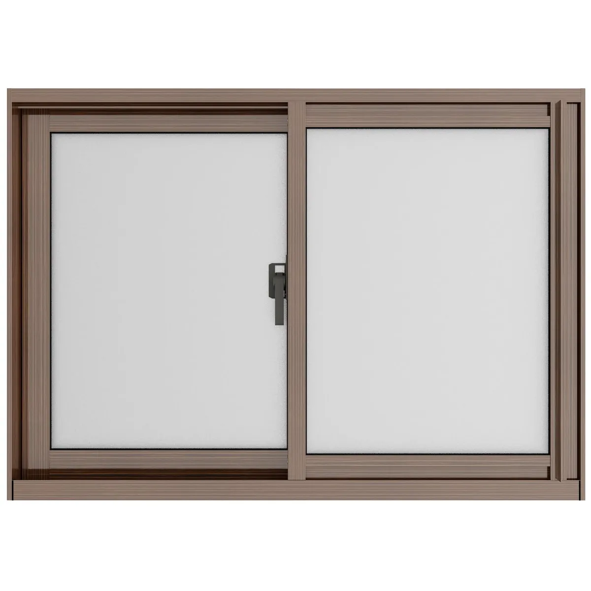 Ventana termopanel aluminio 70x50 cm madera corredera, marca WINTEC - Foto 2