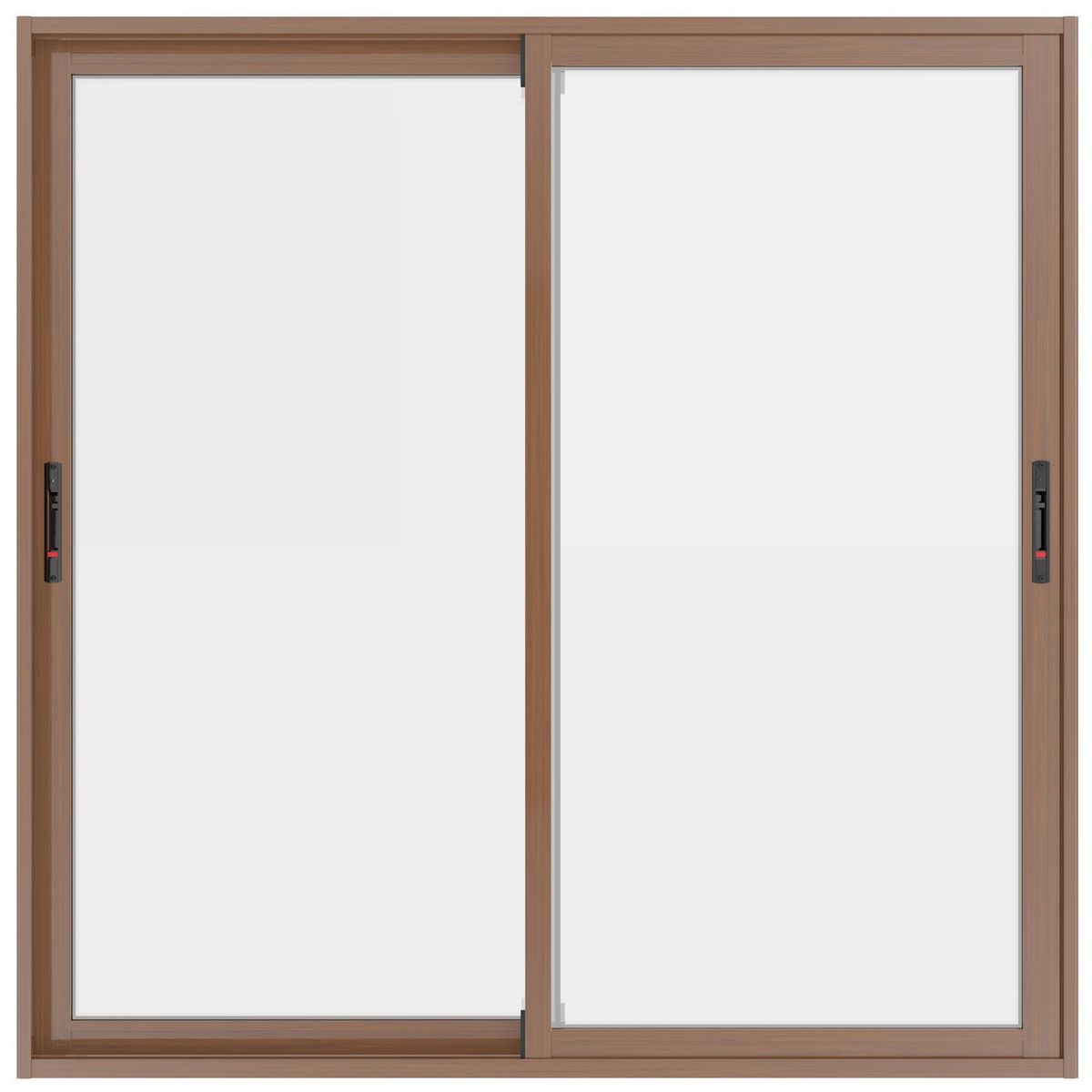 Ventanal termopanel aluminio 150x150 cm madera corredera, marca WINTEC - Foto 2