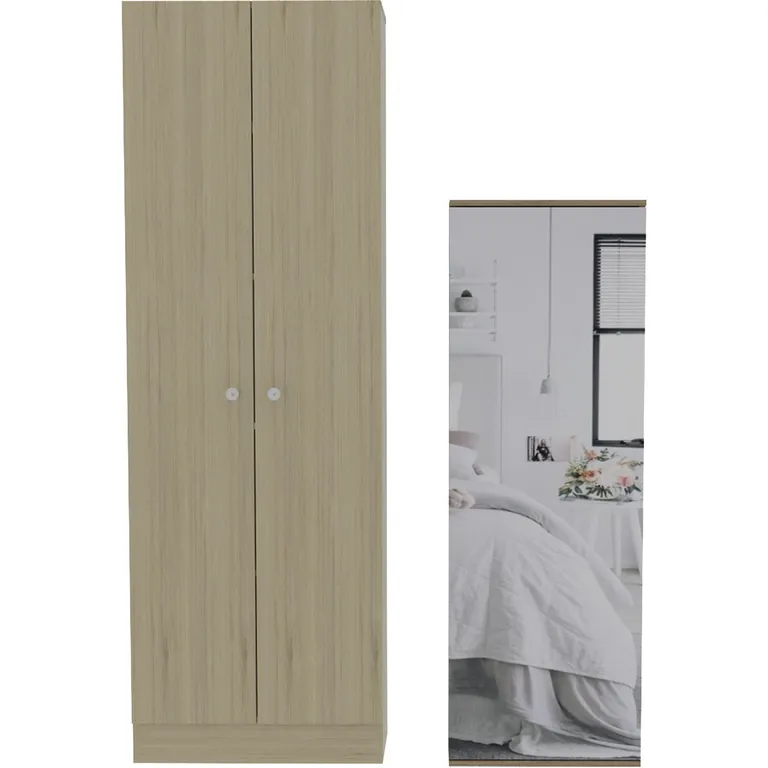 Clóset + Zapatero Oak/Blanco