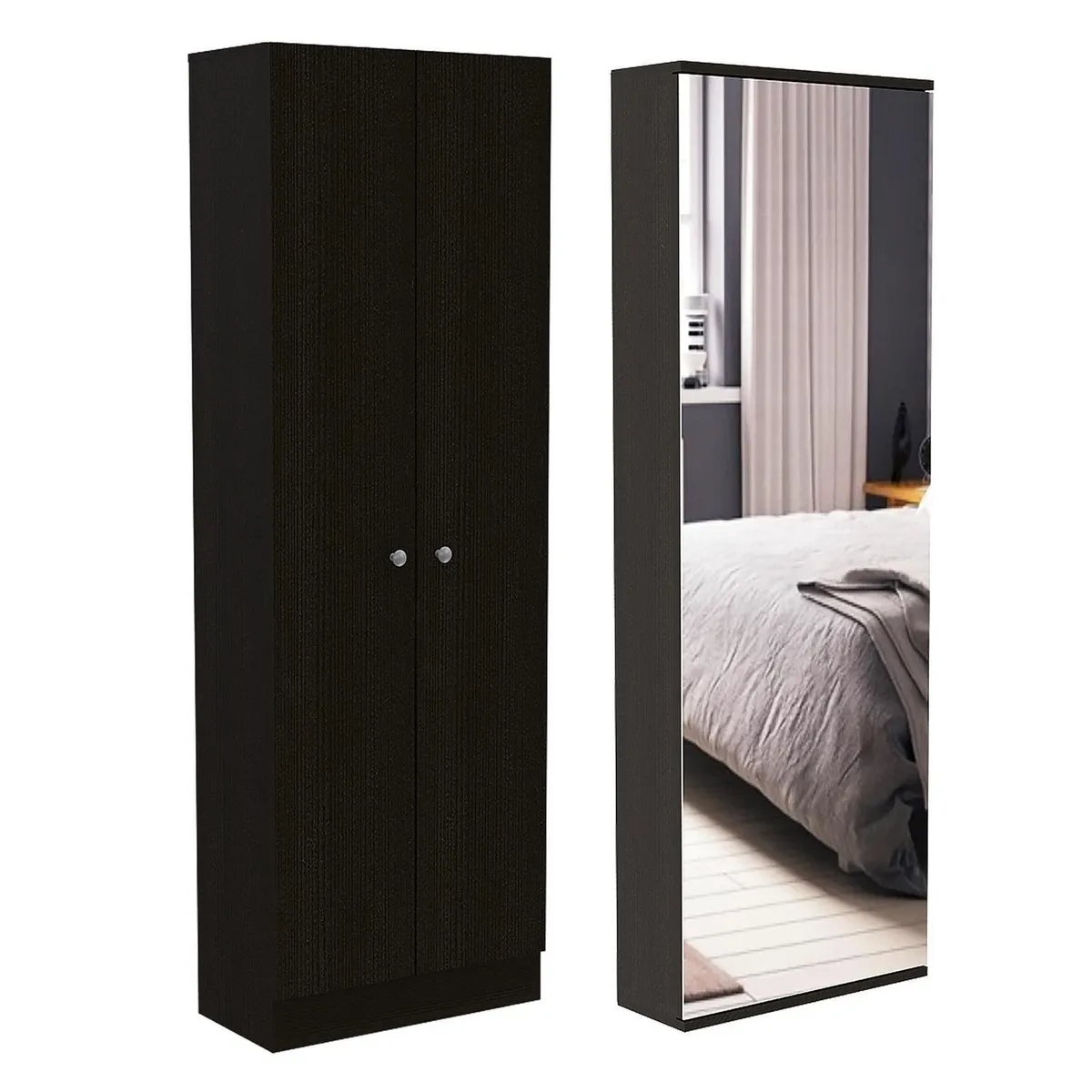 TUHOME - Clóset + Zapatero Wengue