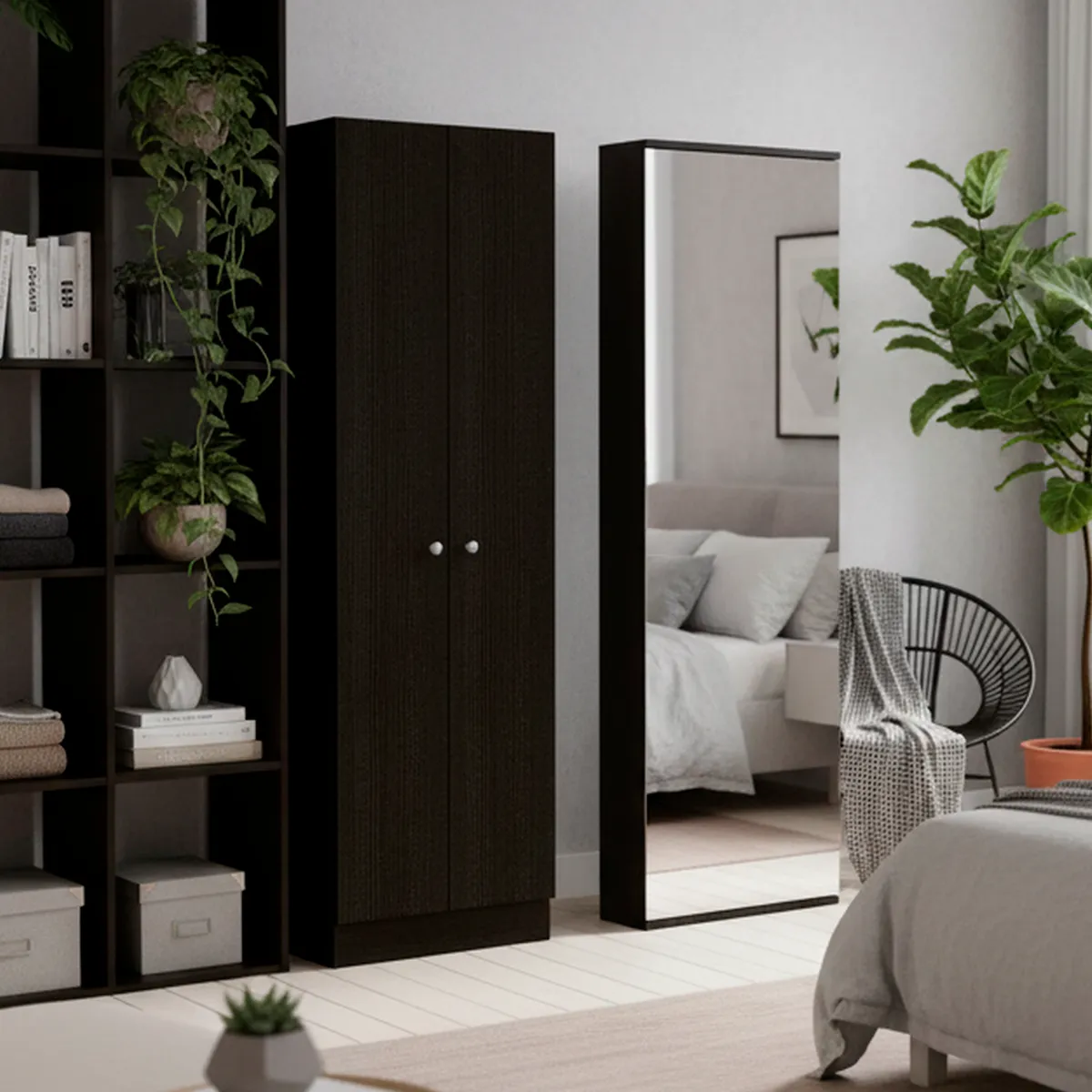 TUHOME - Clóset + Zapatero Wengue