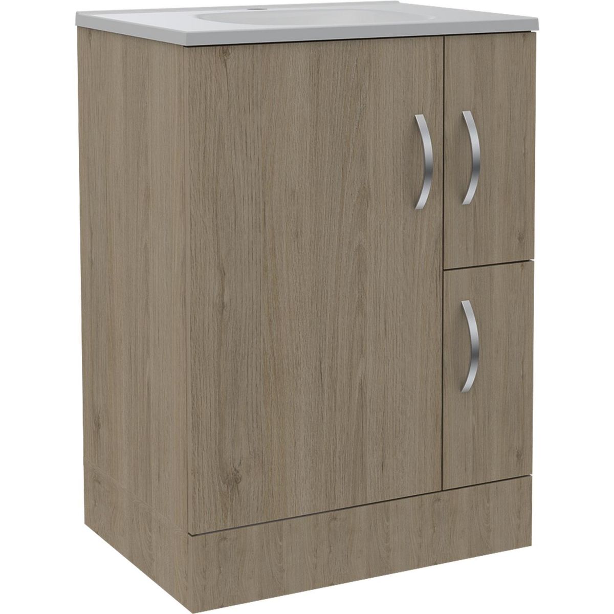 TUHOME - Vanitorio sin cubierta 59x83x44 cm