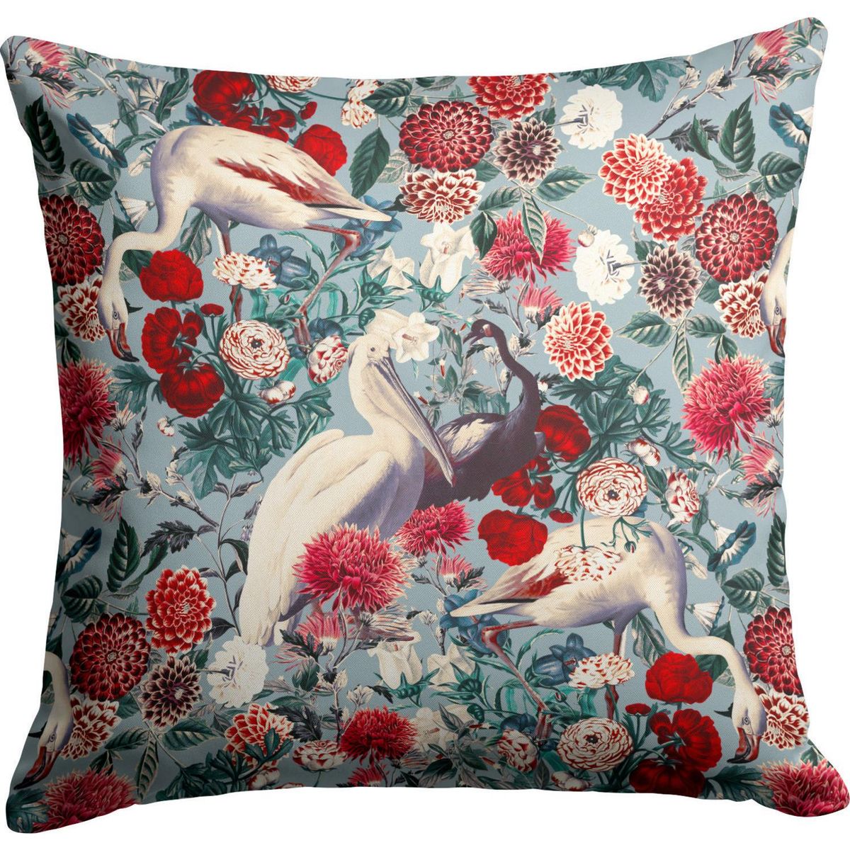 IMPRESIONARTE - Cojín Floral and Birds XVI de Turquía 40x40 cm