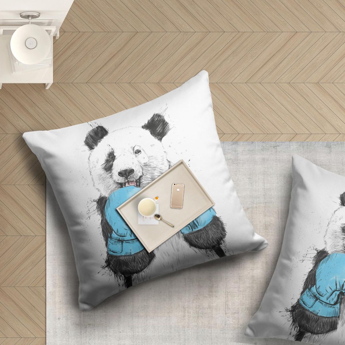 IMPRESIONARTE - Cojín de Piso The Winner de Hungría 100x100 cm