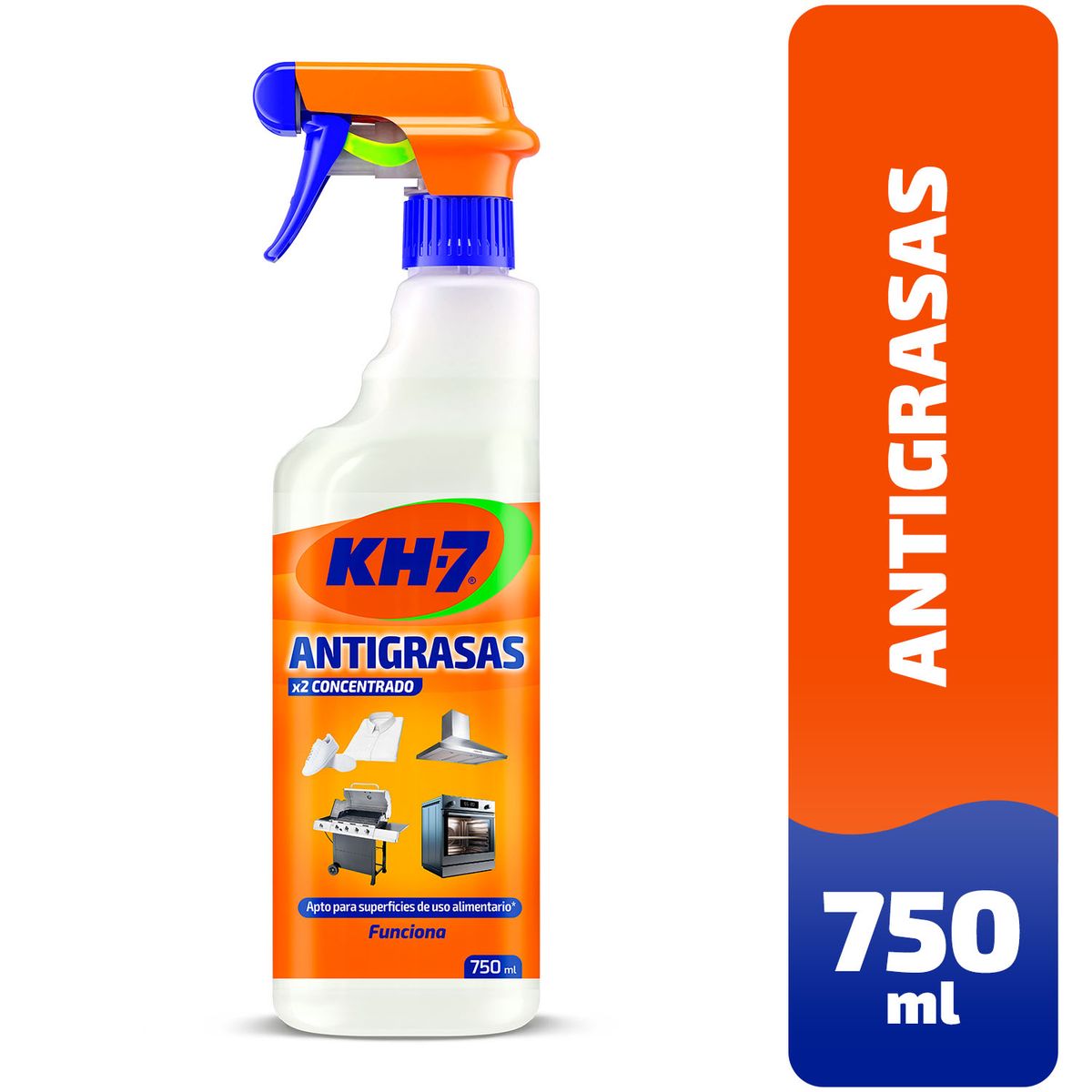 KH 7 - Antigrasa Kh-7 Cocina Multiuso Con Gatillo 750 Cc Limpieza Profunda