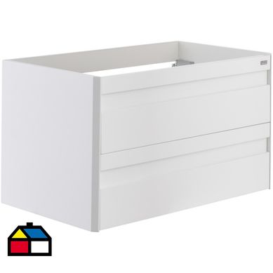 Mueble vanitorio 2 cajones Blanco
