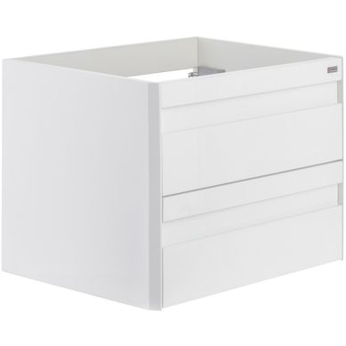 Mueble vanitorio 60 cm 2 cajones blanco