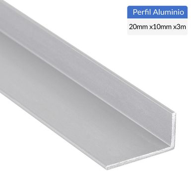 Pack 6 Unidades ngulo Gris Aluminio 20x1.3 mm 3 m