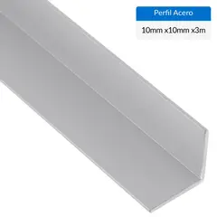 SUPERFIL - Pack Ángulo 6 Unidades Gris Aluminio 10x10x1 mm 3 m