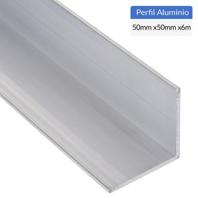 Pack 6 Unidades ngulo Aluminio 50x3 mm 3 m