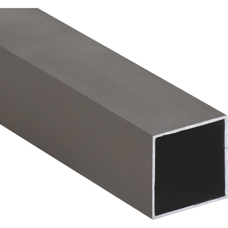 SUPERFIL - Perfil Tubular Gris 6 unidades Aluminio 30x30x1 mm 3 m